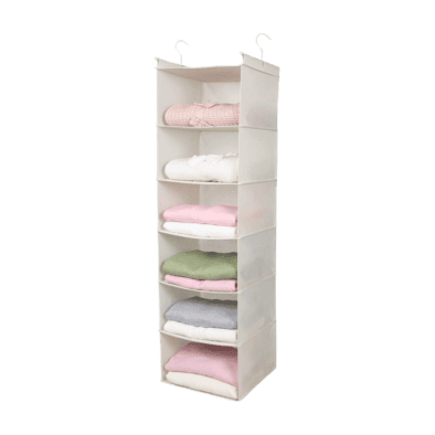 cloth hanging closet organizer