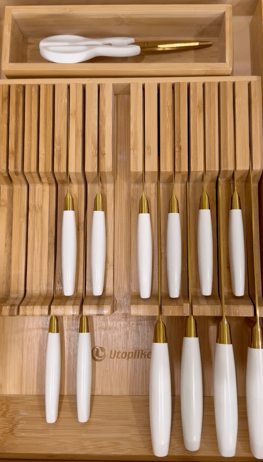 kitchen knife block organizer