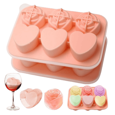 rose ice molds