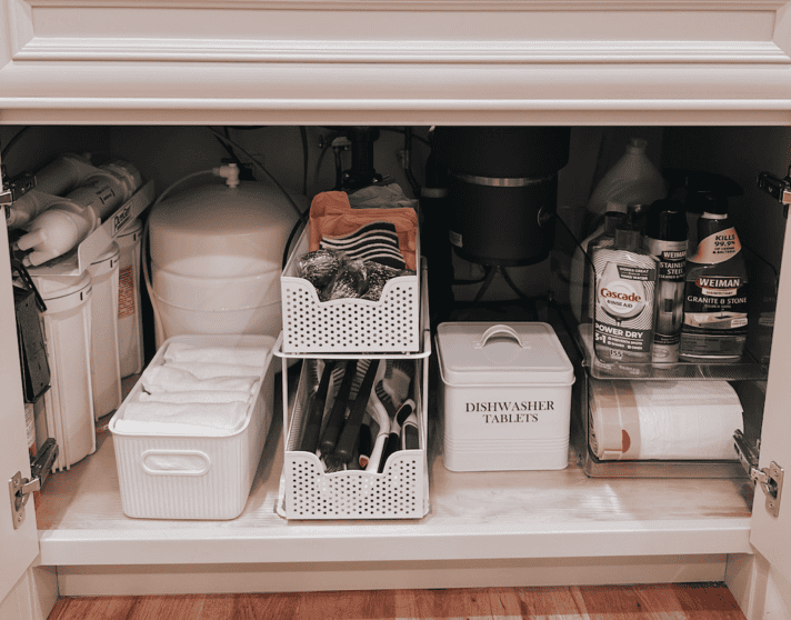 under kitchen sink organizer options