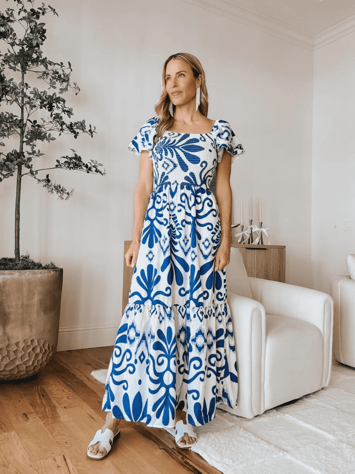 Trend Alert Blue and White Floral Dresses for Summer 2024 Brookes Buys