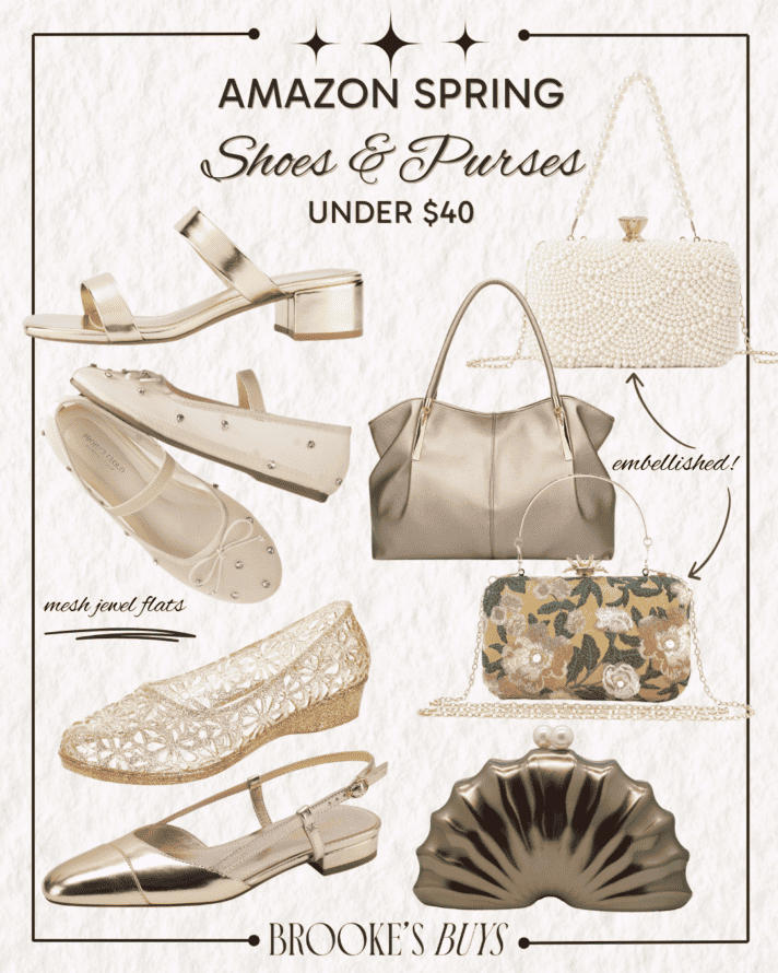 spring shoes and purses under $40
